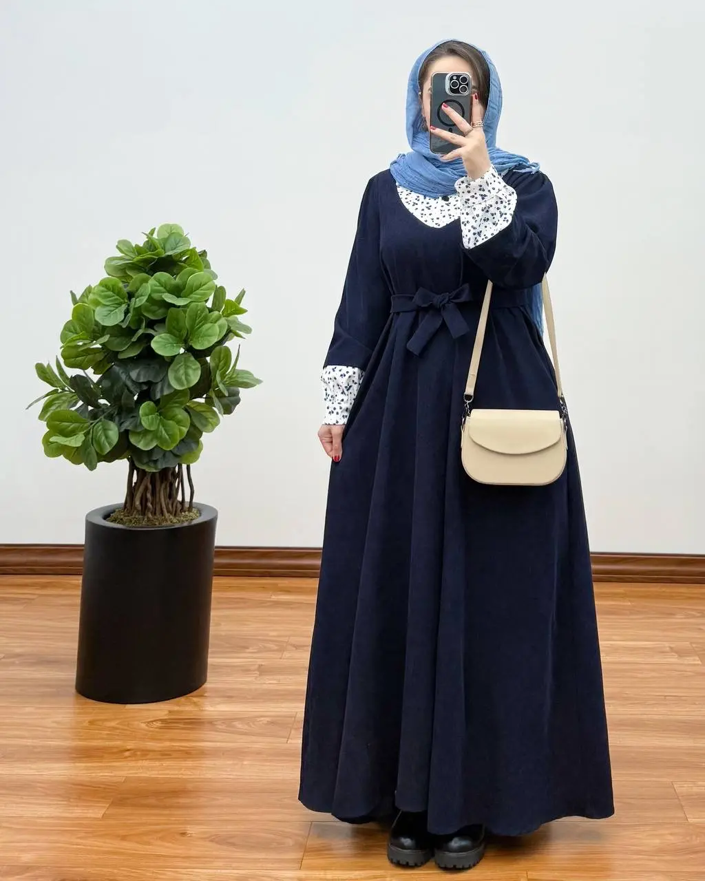 پیراهن مانتویی سوپر کلوش مهرانه ۲